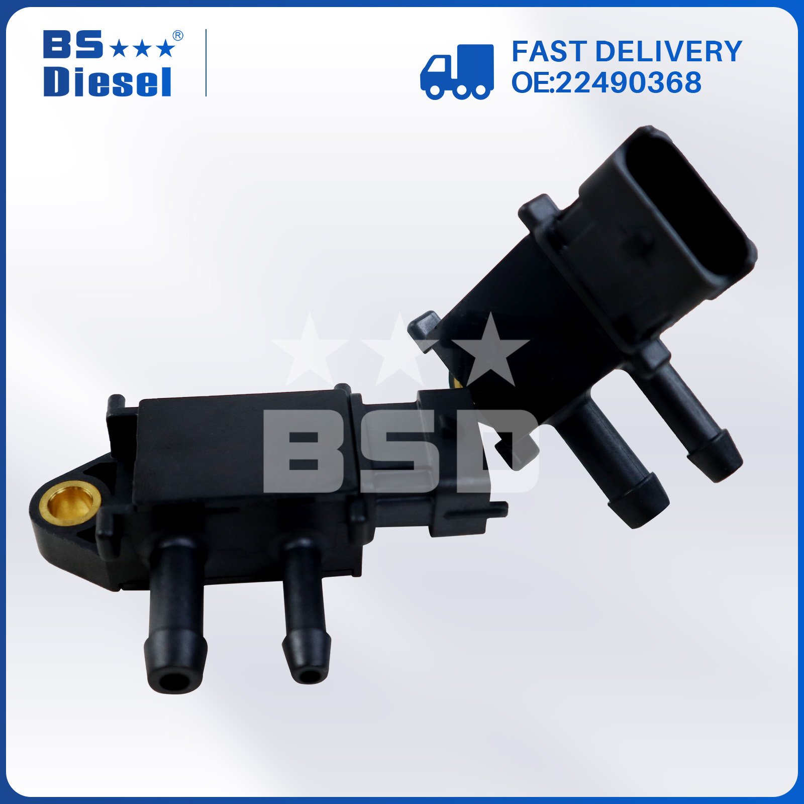 Car Accessories Exhaust Differential Pressure Sensor 22490368 DPF Sensor for VOLVO Parts