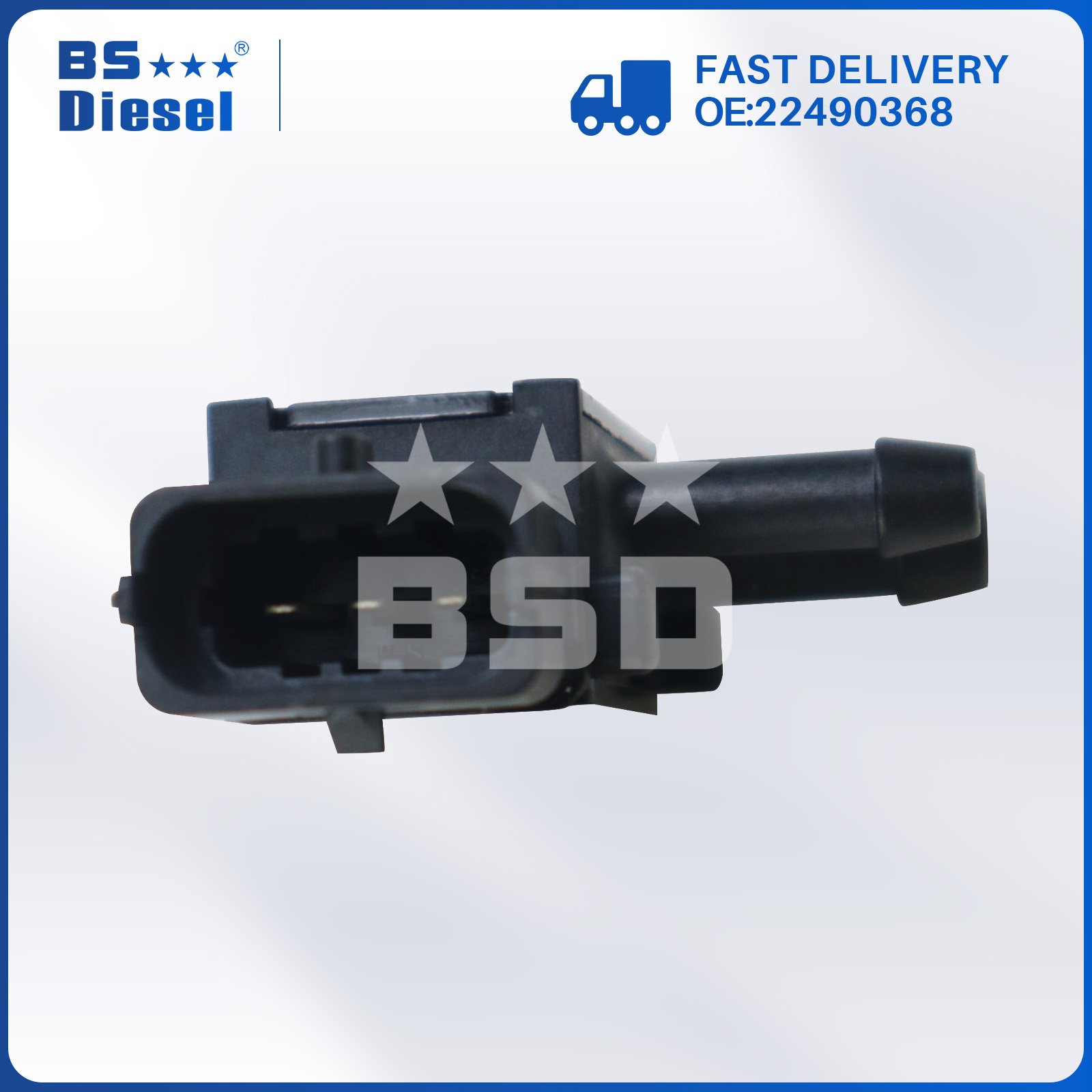 Car Accessories Exhaust Differential Pressure Sensor 22490368 DPF Sensor for VOLVO Parts