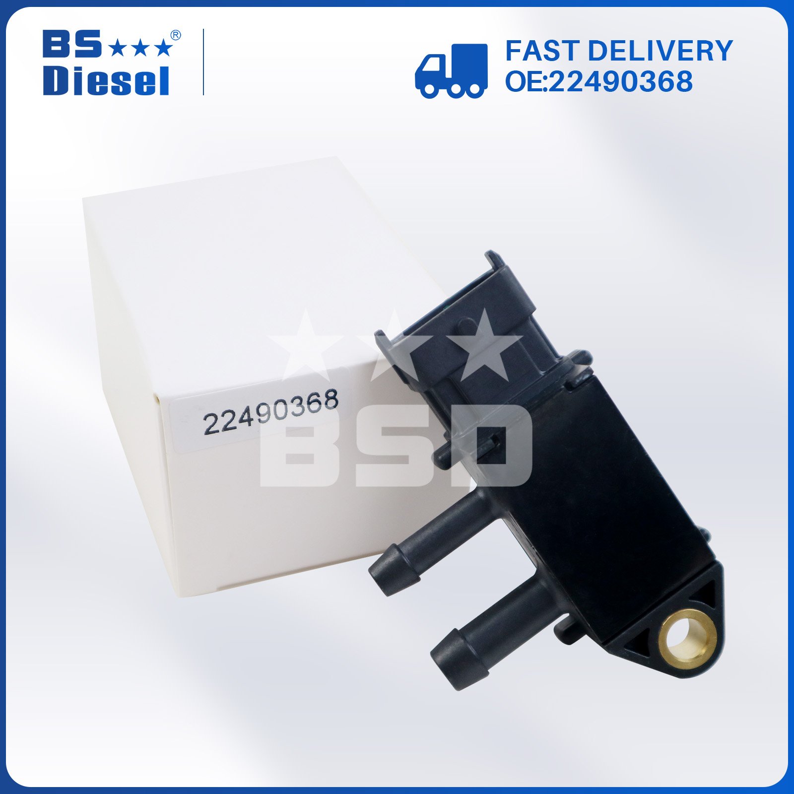 Car Accessories Exhaust Differential Pressure Sensor 22490368 DPF Sensor for VOLVO Parts