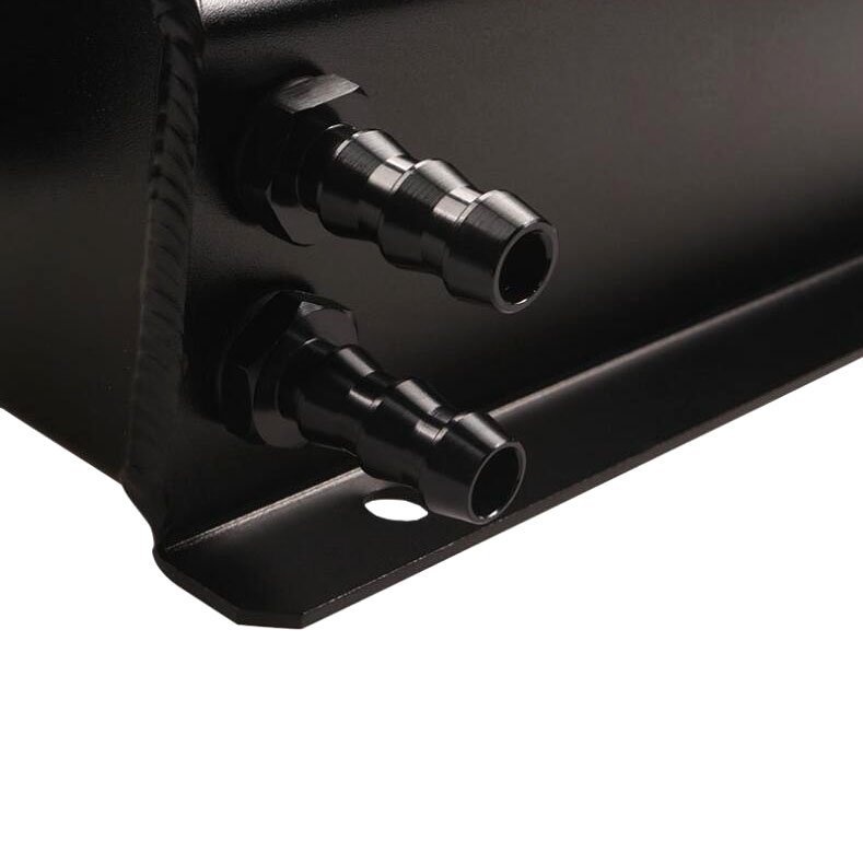 Racing Universal 2L Coolant Radiator Tank Overflow Tank Reservoir Expansion Black