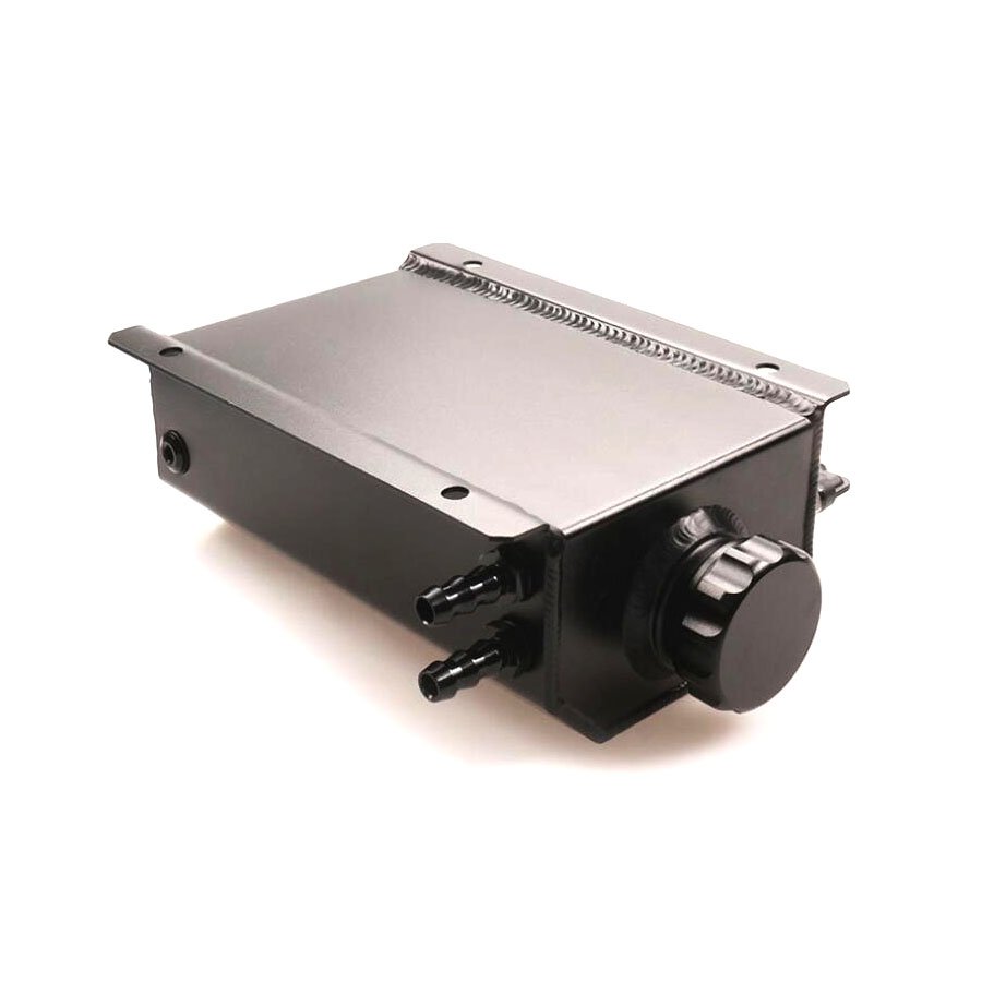 Racing Universal 2L Coolant Radiator Tank Overflow Tank Reservoir Expansion Black