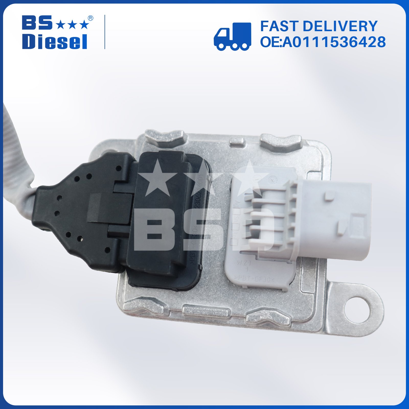 Auto Sensors NOX Sensor A0111536428 Nitrogen Oxygen Sensor for Mercedes Benz Actros MP5