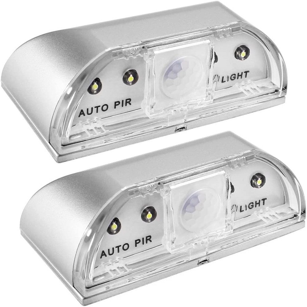 Motion Sensor Mini 4LED Key Light for Door, Smart Auto Pir Keyhole LED Night Light