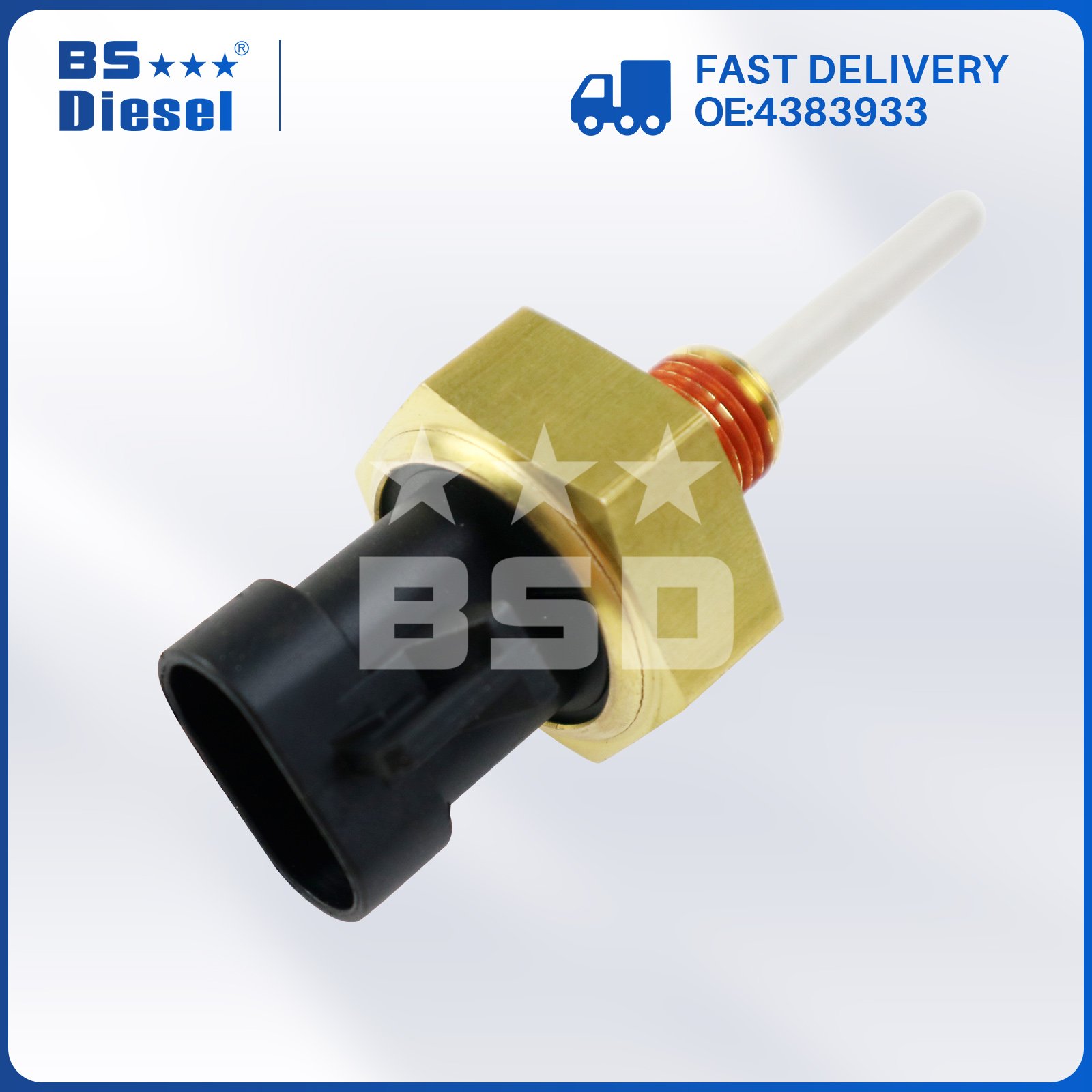 Good Quality Auto Spare Parts Auto Sensors 4383933 Coolant Fluid Level Sensor Fits Cum-mins K19 K38 Diesel Engine Parts