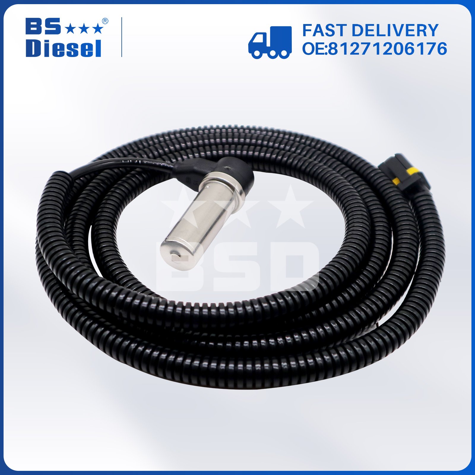 Heavy Duty Truck Parts ABS Sensor 81271206098 Wheel Speed Sensor 81271206176 Fits for MAN Trucks