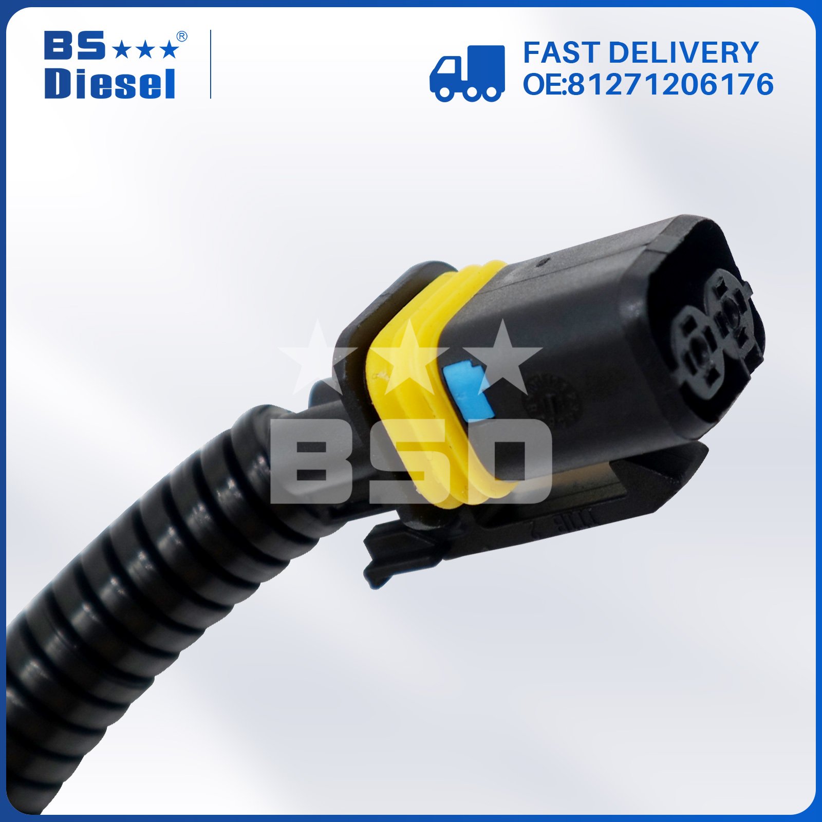 Heavy Duty Truck Parts ABS Sensor 81271206098 Wheel Speed Sensor 81271206176 Fits for MAN Trucks