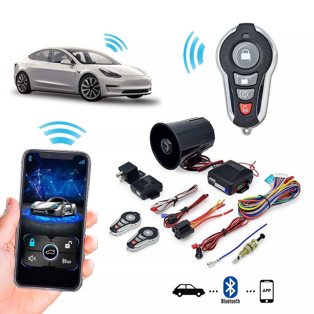 factory car alarm bluetooth alarmas para auto alarma de autos volumetric sensor for south America market