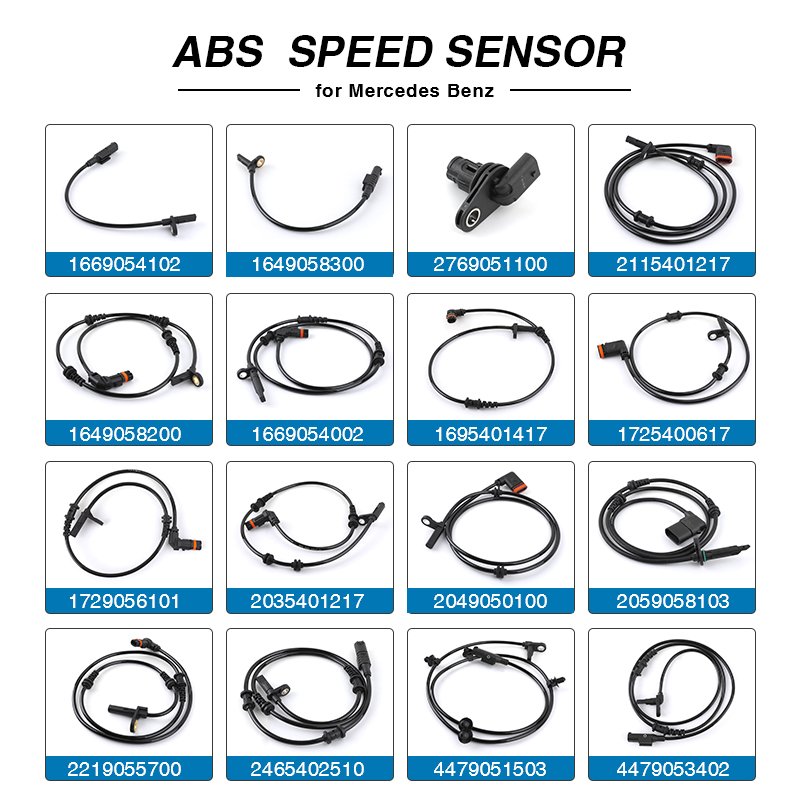 Auto Car Rear Front ABS Wheel Speed Sensor for BMW E90 E82 E81 E87 E92 E83 E46 F25 F26 E91 E93 E39 F30 F15 E70 E36 E53 X3 X4 X5