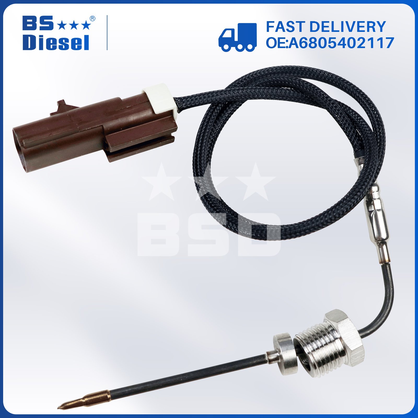 Truck Engine Spare Parts EGT Sensor Exhaust Gas Temperature Sensor A6805402117 for Heavy Duty Trucks