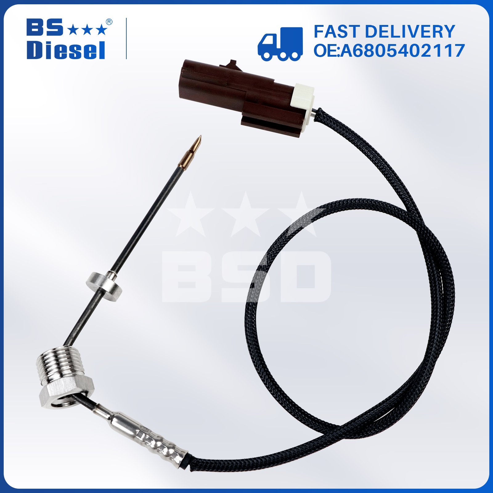 Truck Engine Spare Parts EGT Sensor Exhaust Gas Temperature Sensor A6805402117 for Heavy Duty Trucks