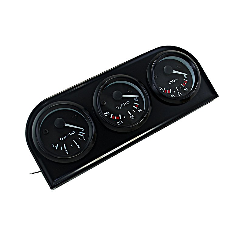 PQY RACING-52mm Electrial Triple Kit ( Voltmeter+oil Temp Gauge +Oil Pressure Gauge) Sensor Temperature Car Auto Gauge PQY-TAG