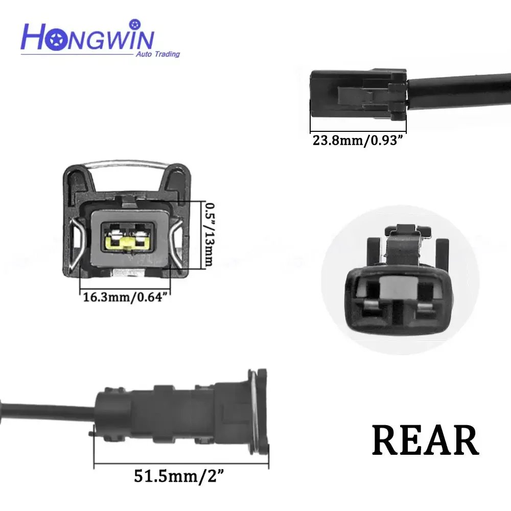 Hongwin 59810-C1000 59830-C1000 59910-C1000 59930-C1000 ONE SET of ABS Speed Sensor for 2015-2017 Hyundai Sonata 1.6 2.0 2.4