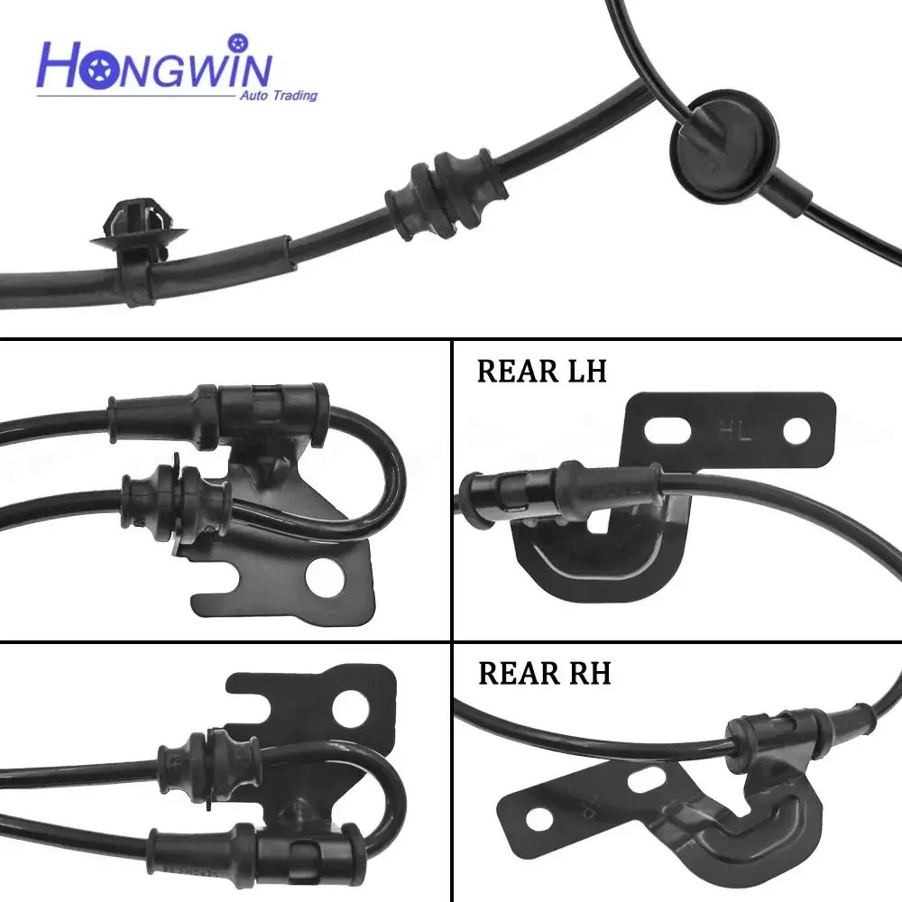 Hongwin 59810-C1000 59830-C1000 59910-C1000 59930-C1000 ONE SET of ABS Speed Sensor for 2015-2017 Hyundai Sonata 1.6 2.0 2.4