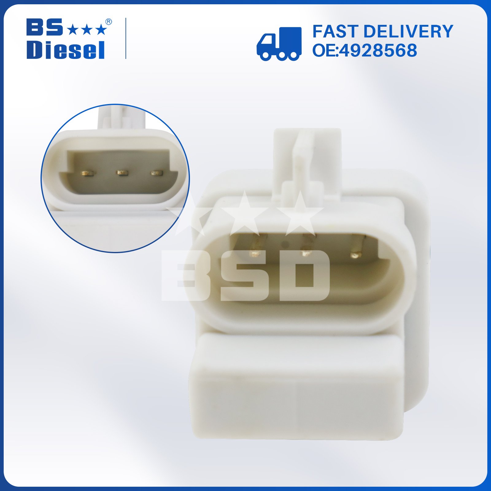Truck Spare Parts 2872768 2872769 Coolant Fluid Level Sensor 4928568 Fits for Cummins QSK50 PBT-GP30 Engine