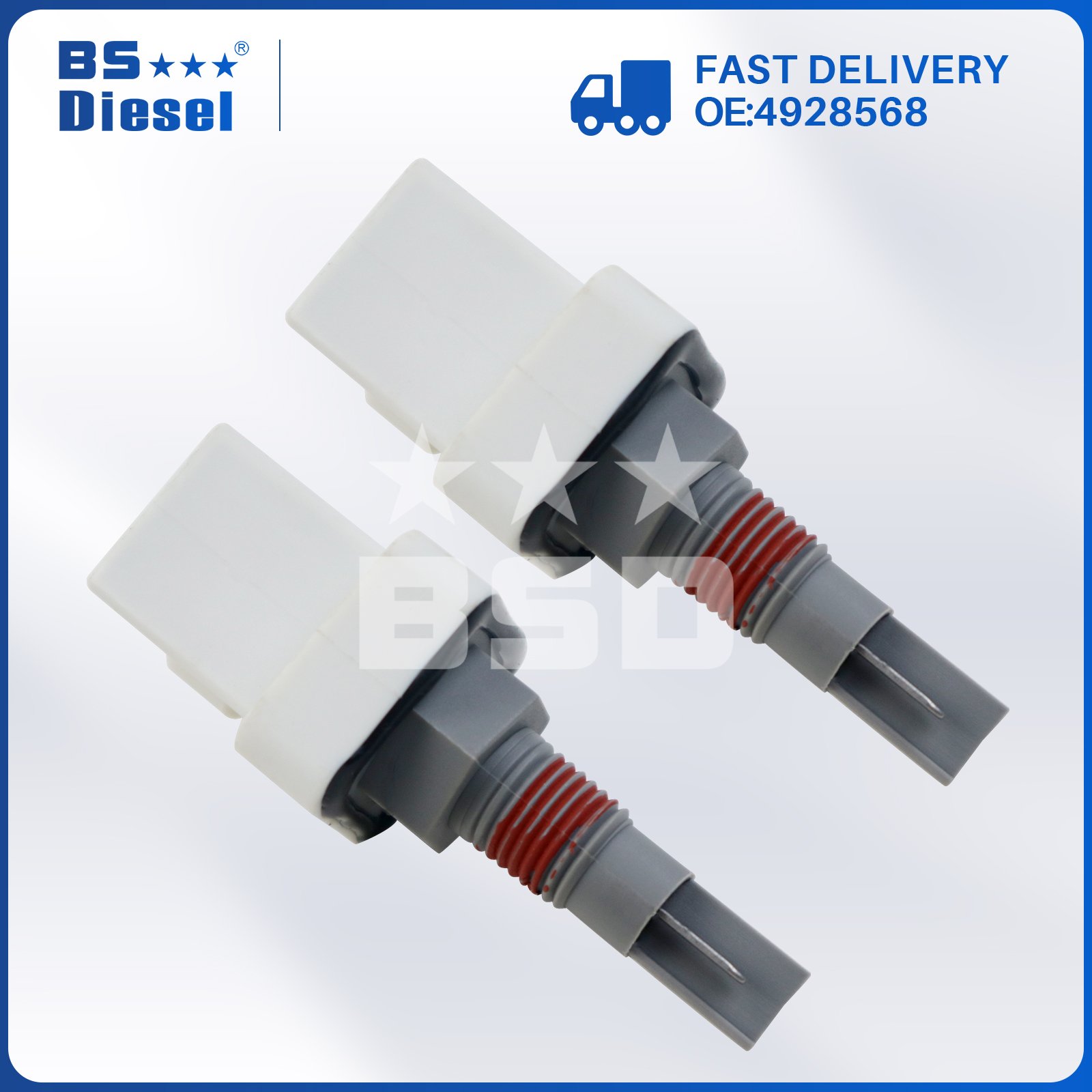 Truck Spare Parts 2872768 2872769 Coolant Fluid Level Sensor 4928568 Fits for Cummins QSK50 PBT-GP30 Engine