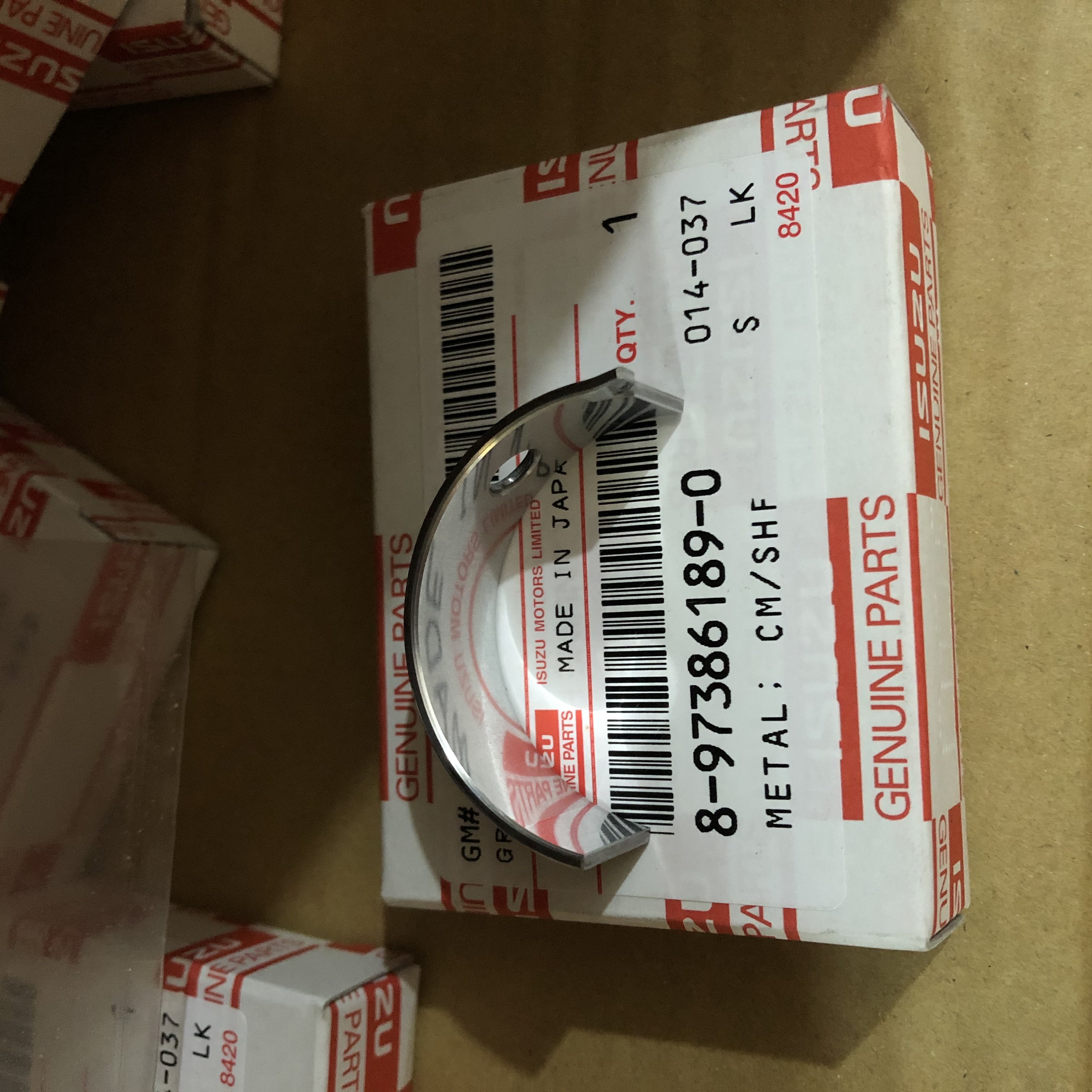 Genuine 8973861890 Camshaft Bush Bearing 8-97386189-0 for Isuzu 4HF1 4HG1 4HK1 6HE1 6HK1