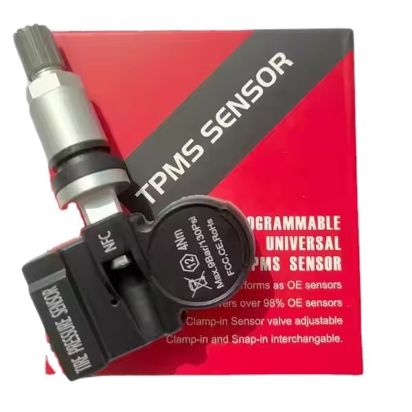 433-315mhz Universal Digital Tire Pressure Sensor Tool ABS Auto TPMS Sensor Programmable for All Cars Trucks Solar