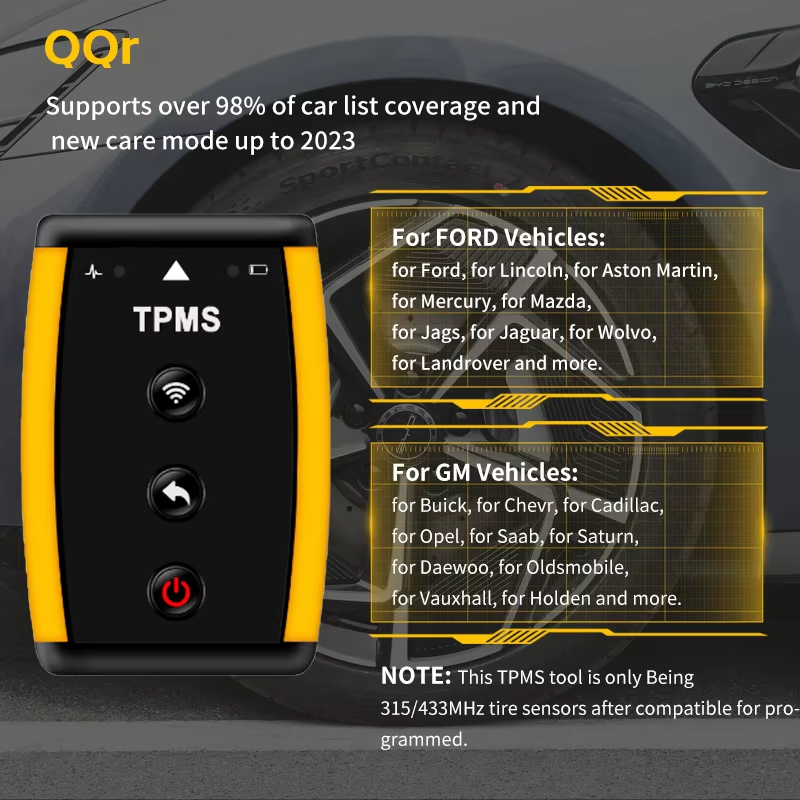 TPMS Activation Tool Bluetooth Programmer Read Relearn QQr Tool DAM100 Auto Sensors Product
