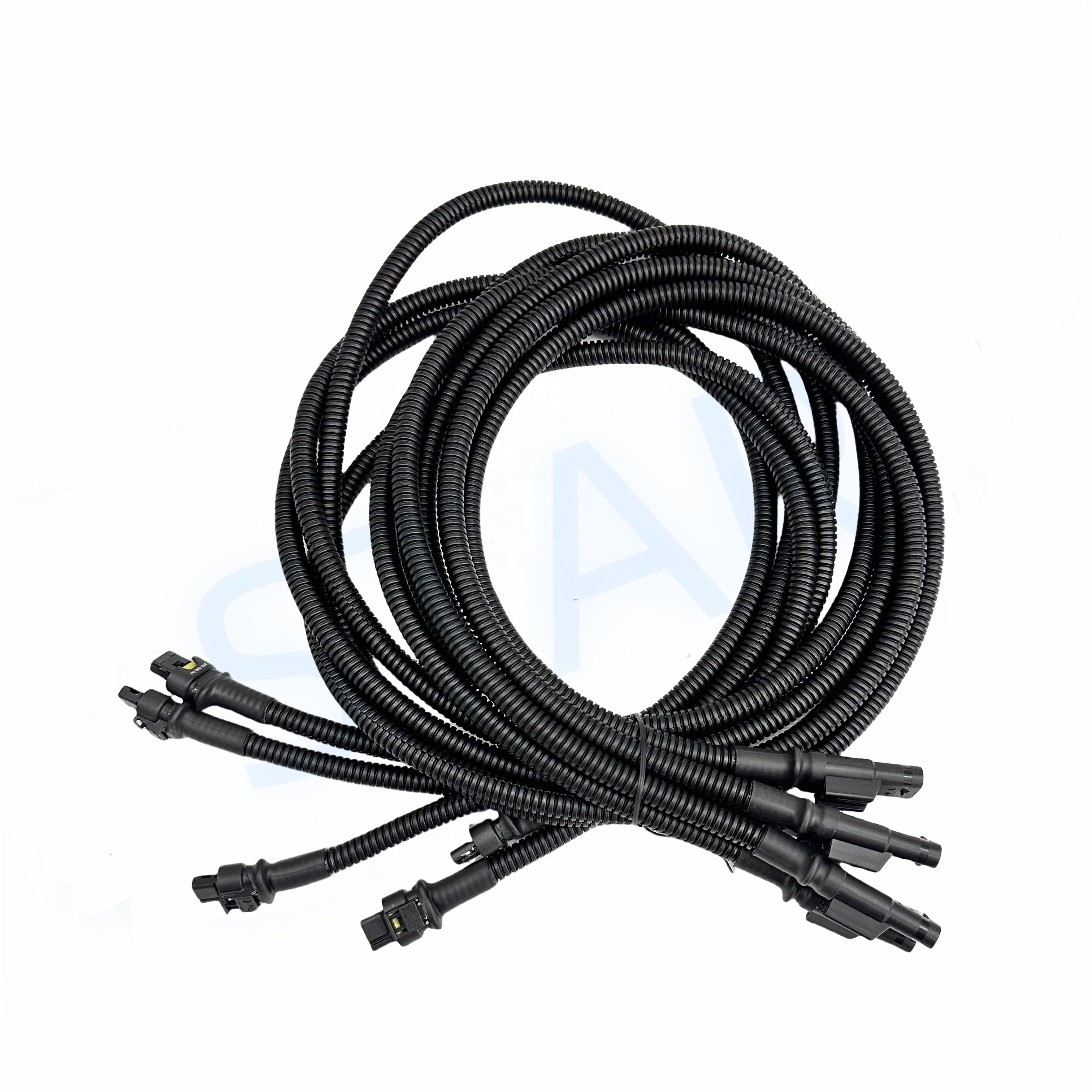 Customized 3 Way Car Reversing Radar Patch Wire Harness With Automotive Waterproof Connector 872-658-501/872-858-541