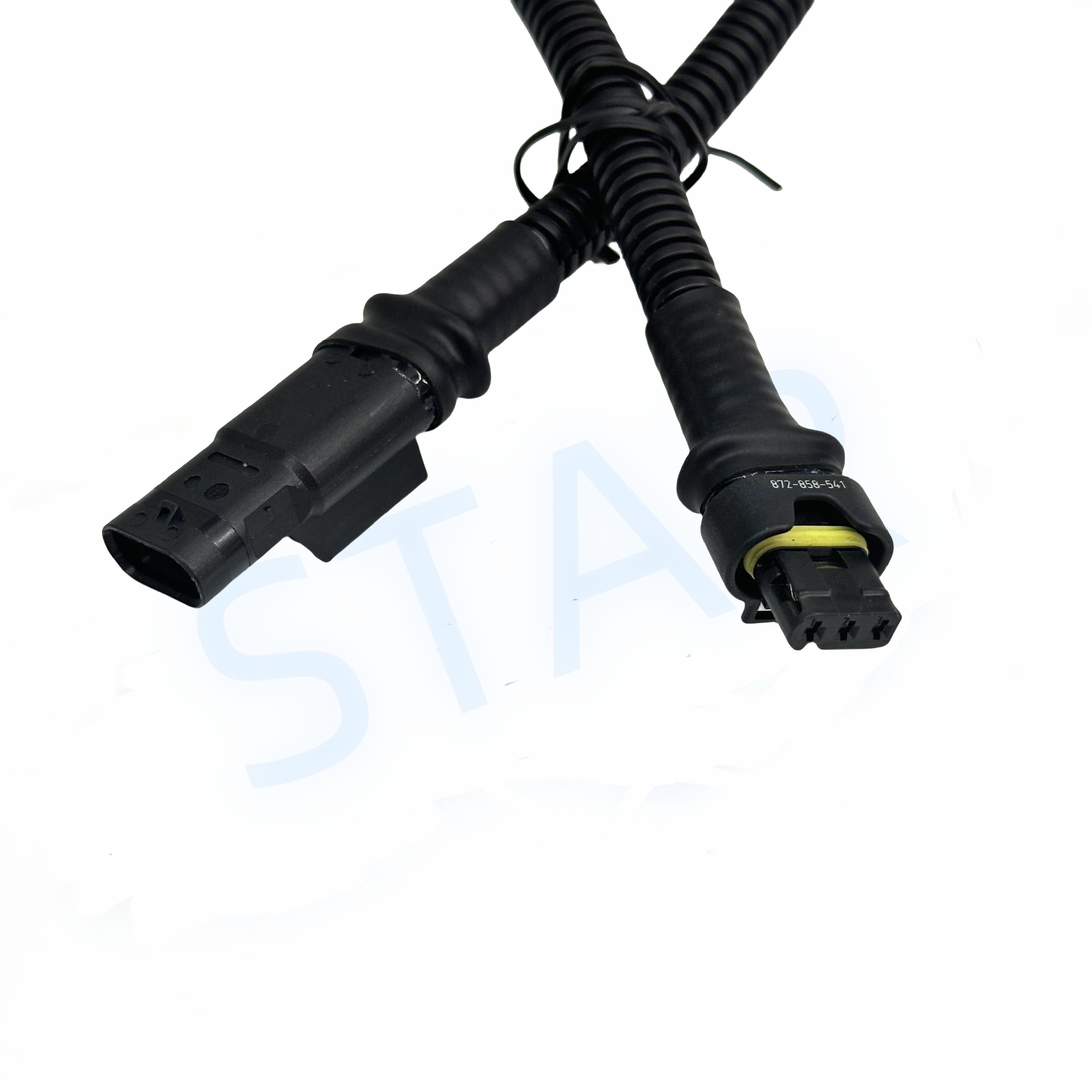 Customized 3 Way Car Reversing Radar Patch Wire Harness With Automotive Waterproof Connector 872-658-501/872-858-541