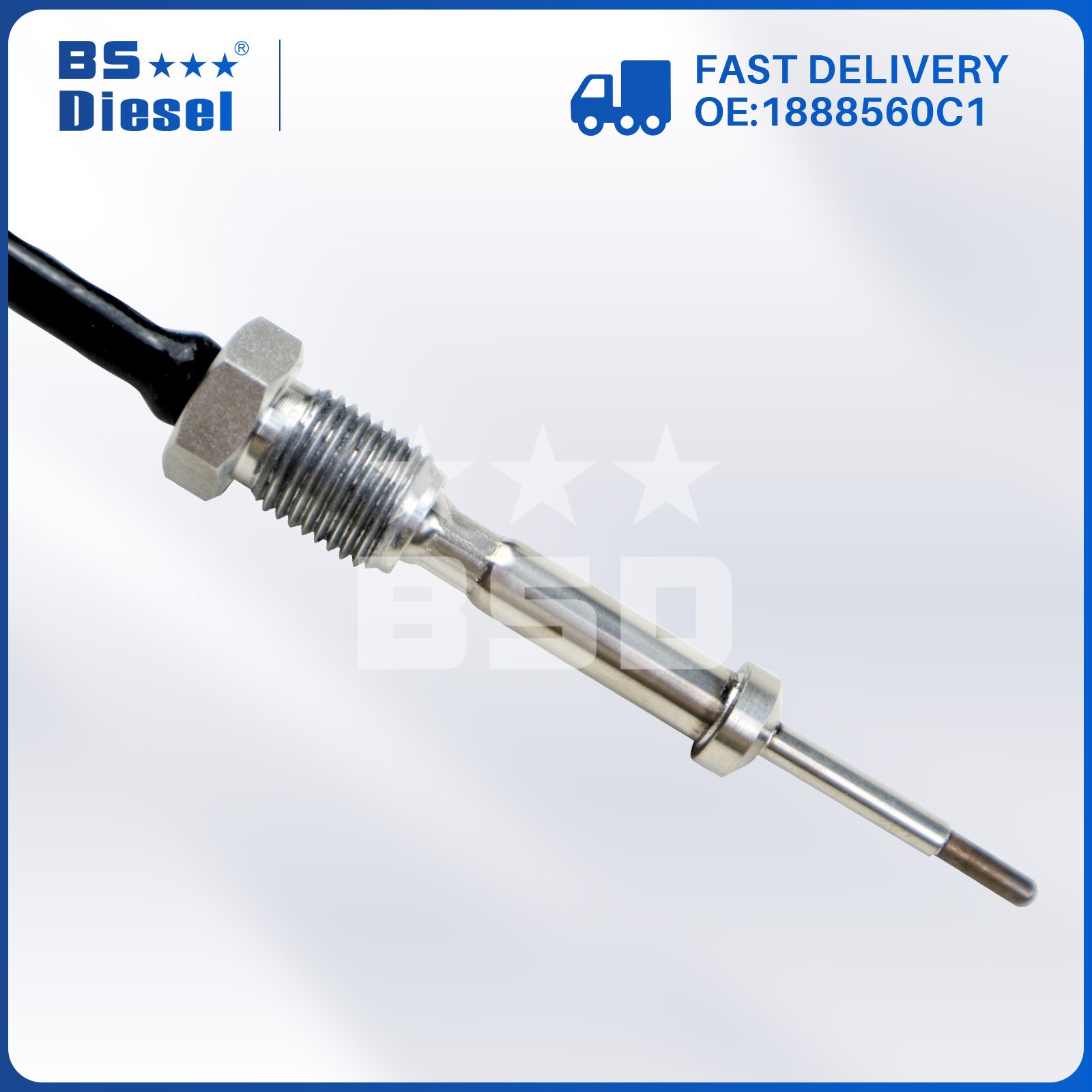 Car Sensors EGT Sensor 8C3Z12B591E Exhaust Gas Temperature Sensor 1888560C1 for 6.4 L Powerstroke 2010-2011 Navistar MaxxForce