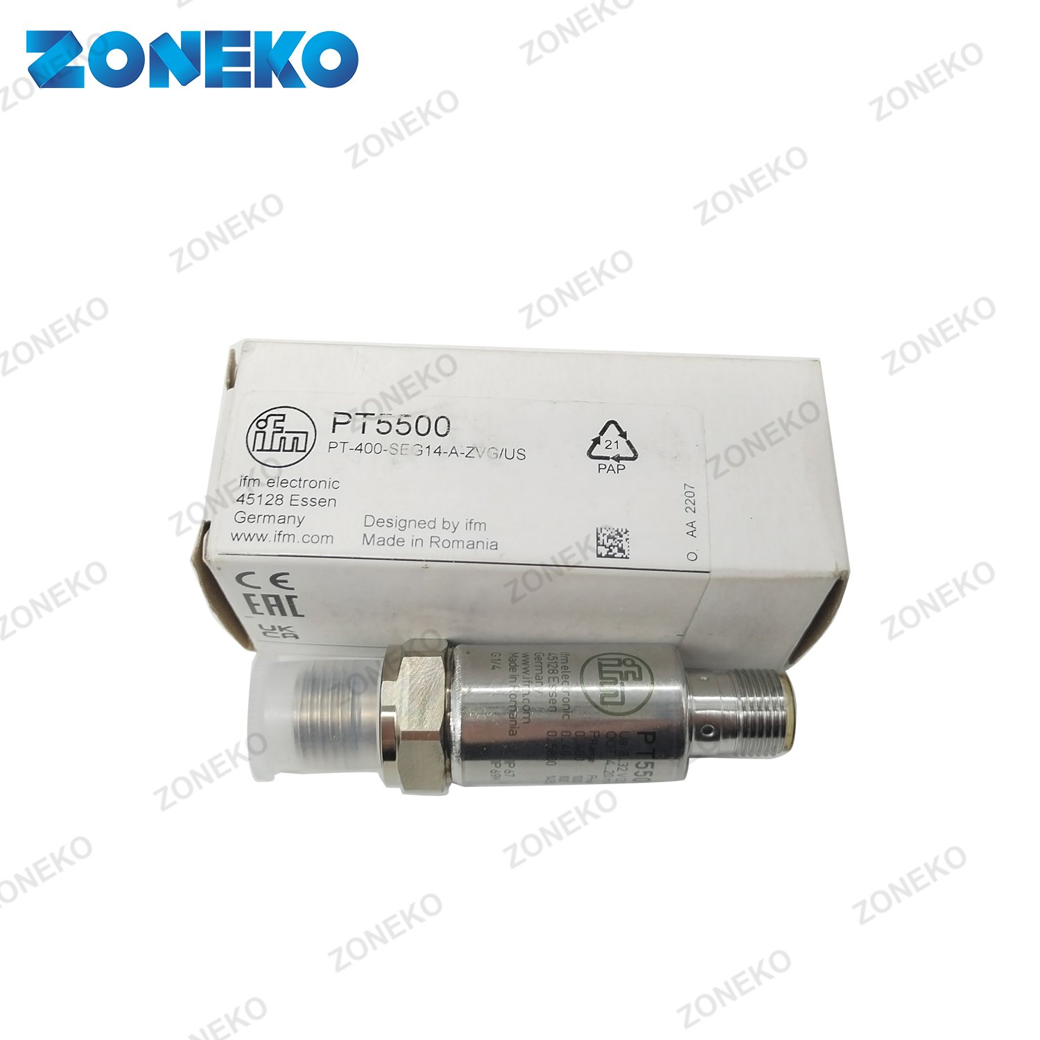 Original IFM PT5500 Pressure Transmitter for Mobile Applications PT5453