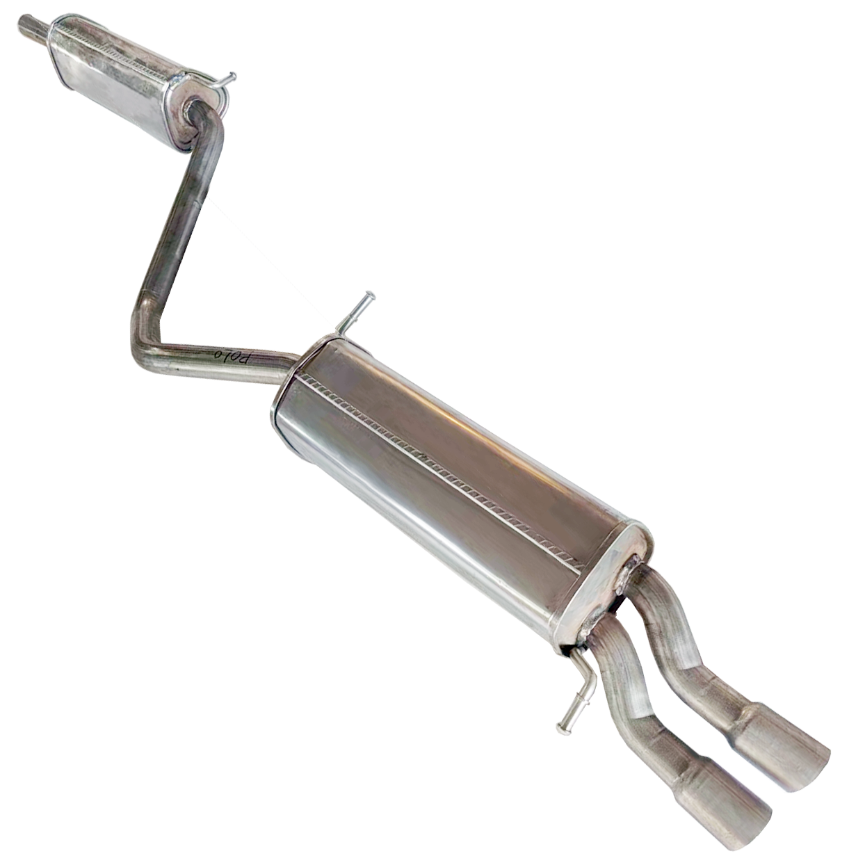 Car Accessories Stainless Steel Pipes Exhaust Muffler for Volkswagen GTI POLO Passat Santana Jetta for Car Exhaust Muffler