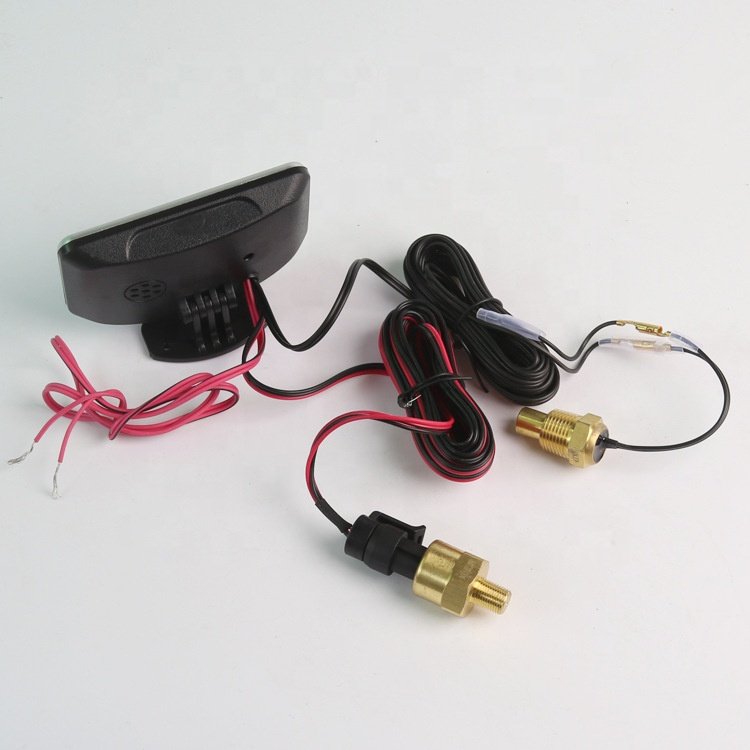 Universal Instrument 9-36V 3-in-1 Car LCD Meter Digital Oil Pressure Sensor Voltage Water Temperature Gauge for Car Truck SUV RV