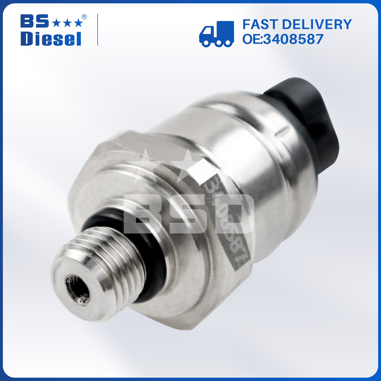 Diesel Engine Spare Parts Pressure Sensor 5594395 3408587 for Cummins QSK23 QST30 QSV81 QSV91 Diesel Engine