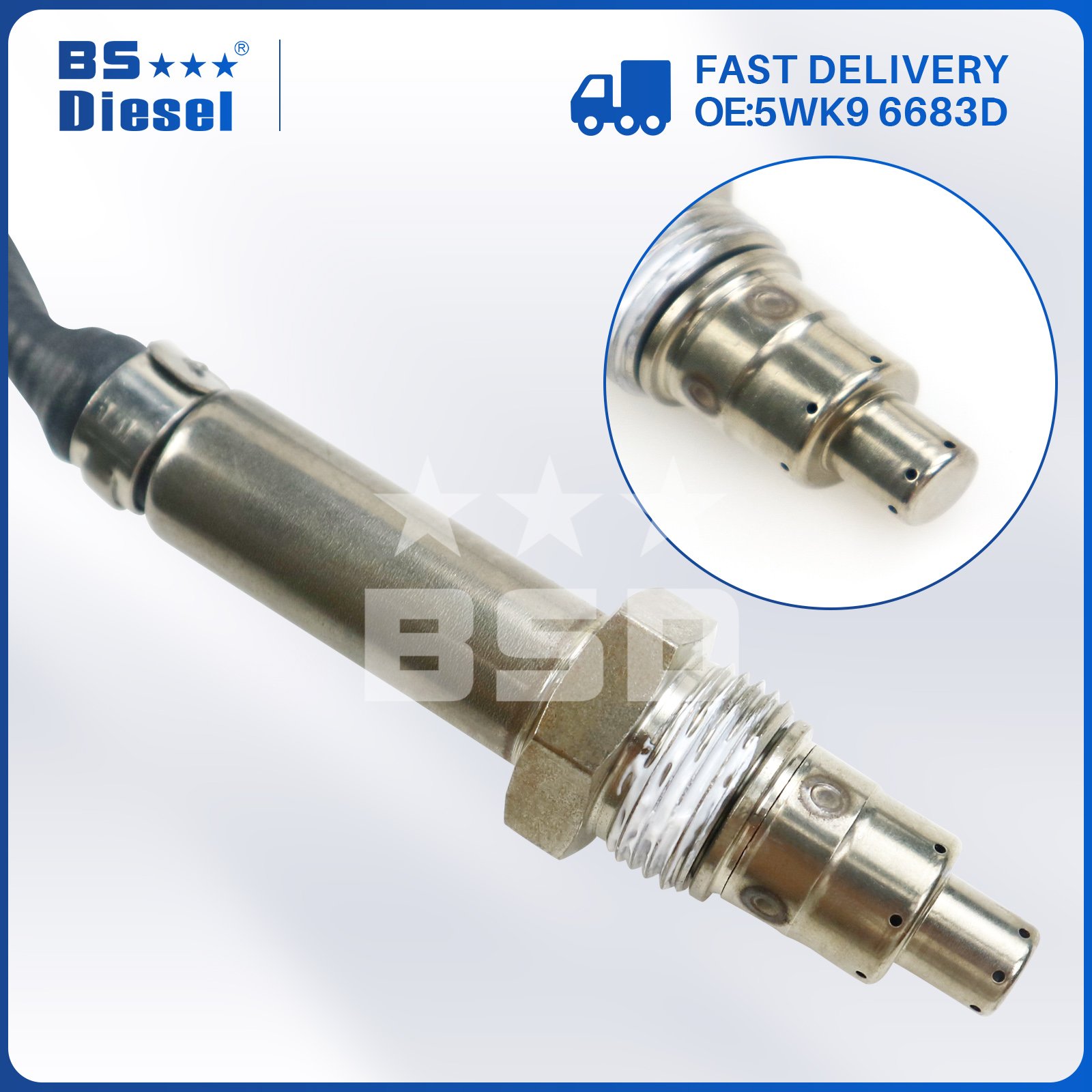 Aftermarket Parts Car Sensor A0009053603 5WK9 6683D Nitrogen Oxygen Sensor 5WK96683D NOX Sensor for Benz W205 W166 CLA350 GLE350