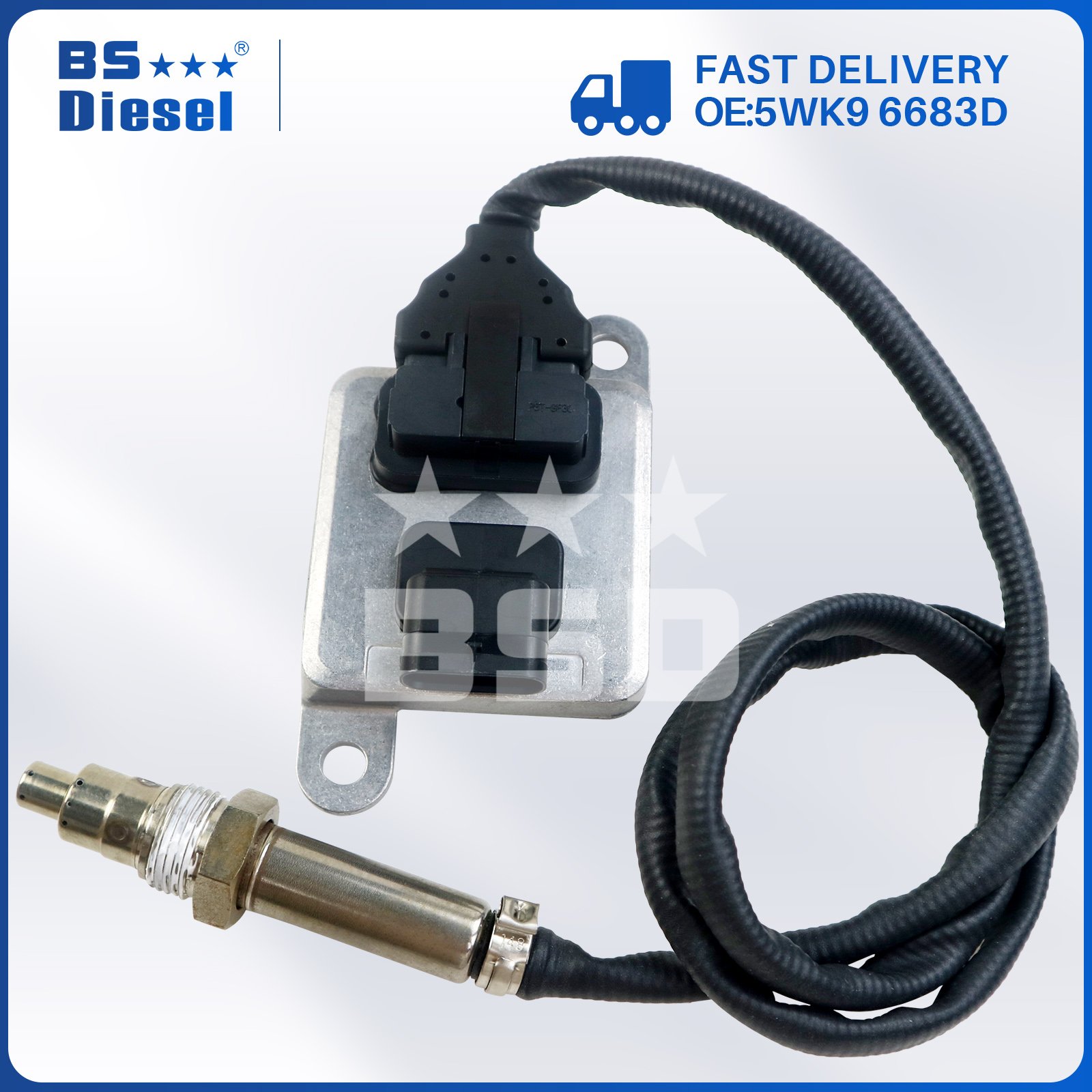 Aftermarket Parts Car Sensor A0009053603 5WK9 6683D Nitrogen Oxygen Sensor 5WK96683D NOX Sensor for Benz W205 W166 CLA350 GLE350