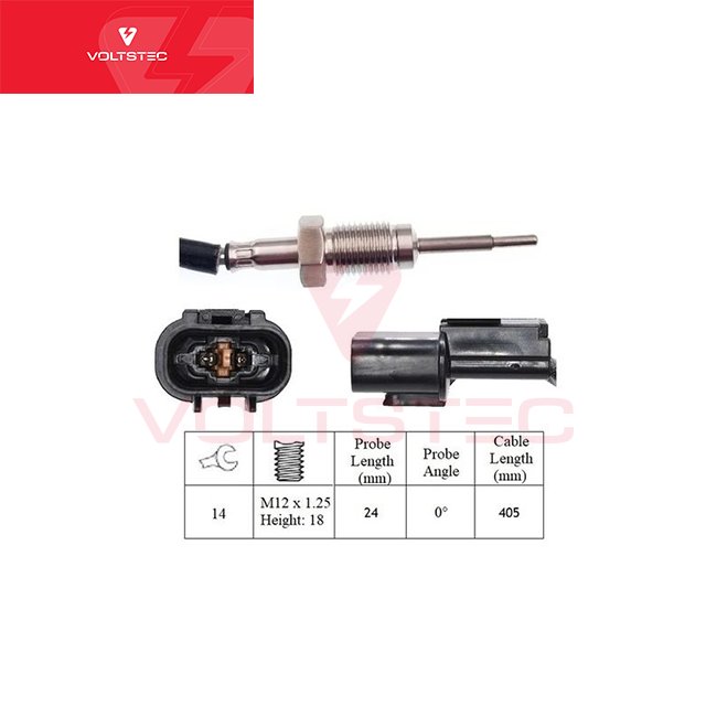 VOLTSTEC 1587A058 Stainless Steel Auto Parts Exhaust Gas Temperature Sensor fits for MITSUBISHI