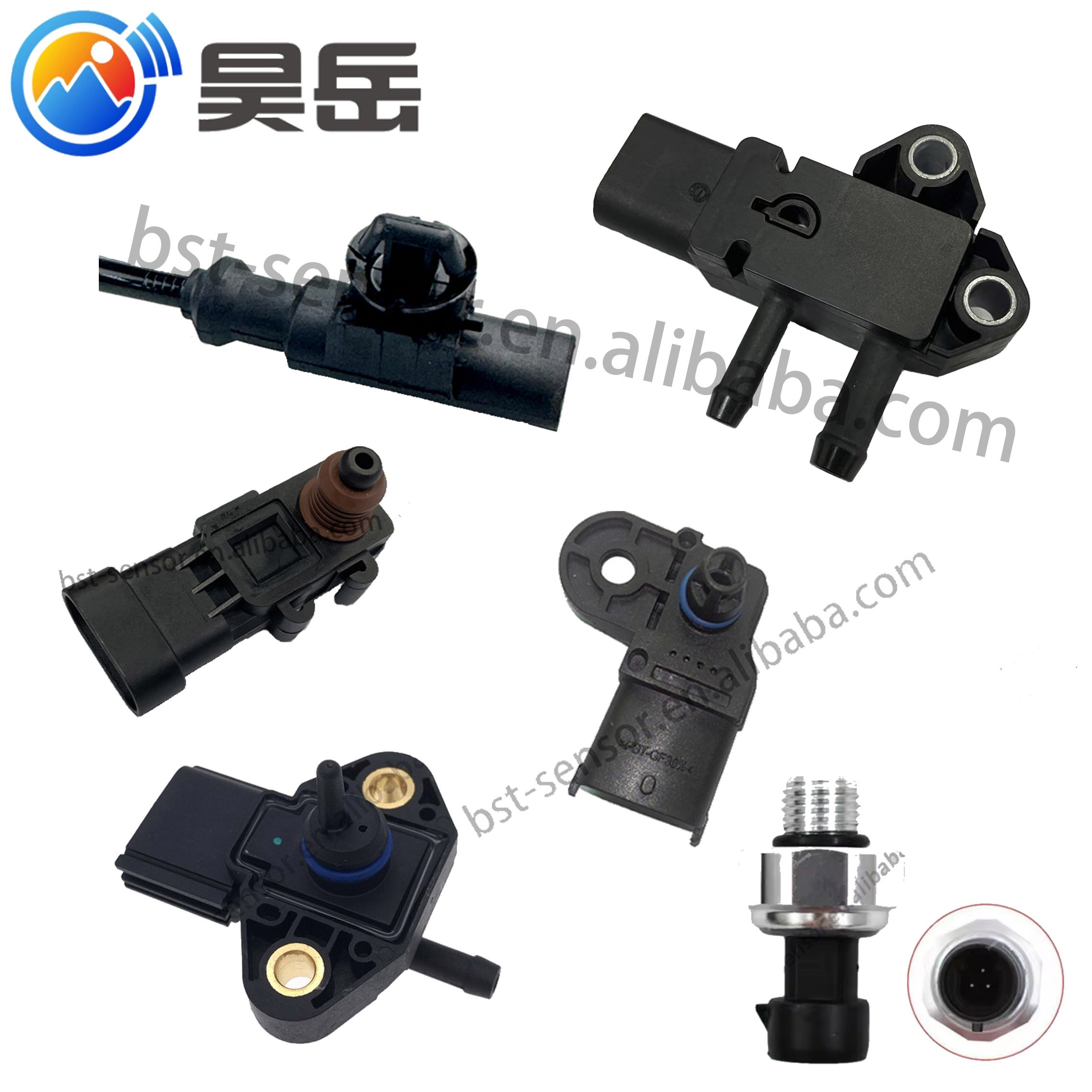 Aelwen Car Auto MAP Manifold Standard air Pressure Sensor (DPF Sensor) for Citroen for Peugeot 9662143180 1618Z9