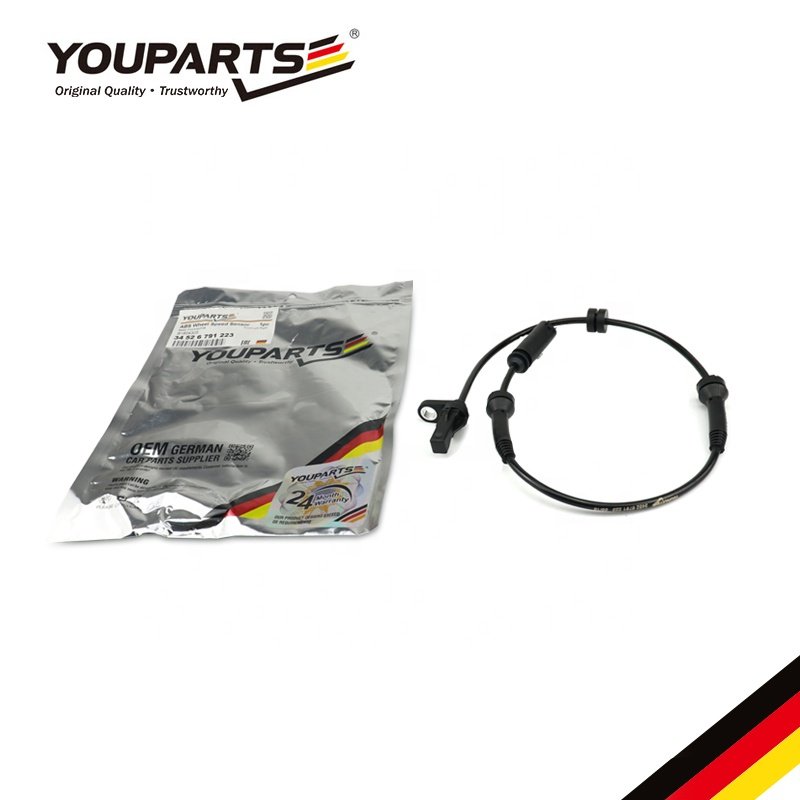 Auto Parts YOUPARTS 34 52 6 791 223 ABS Wheel Speed Sensor for BMW F20/F30/F35 Front L/R Auto Sensor 34 52 6 884 422