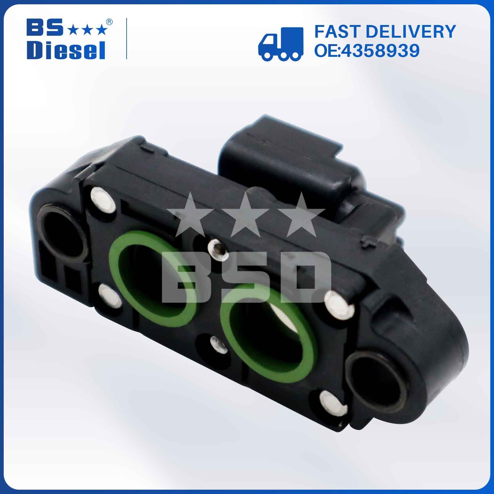Hot Sale Auto Sensors Differential Pressure Sensor 4358939 DPF Sensor for Cummins ISX12 ISX15