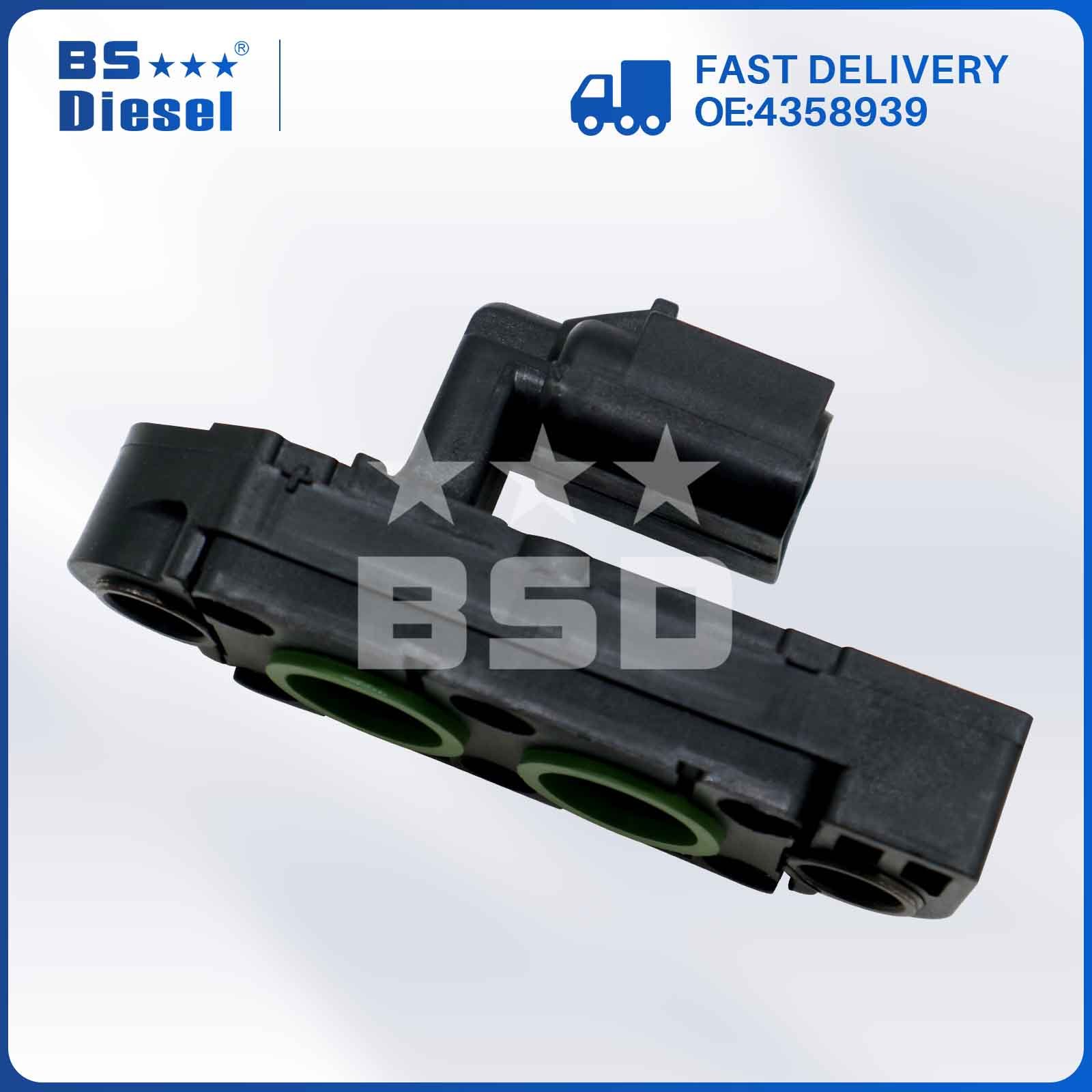 Hot Sale Auto Sensors Differential Pressure Sensor 4358939 DPF Sensor for Cummins ISX12 ISX15
