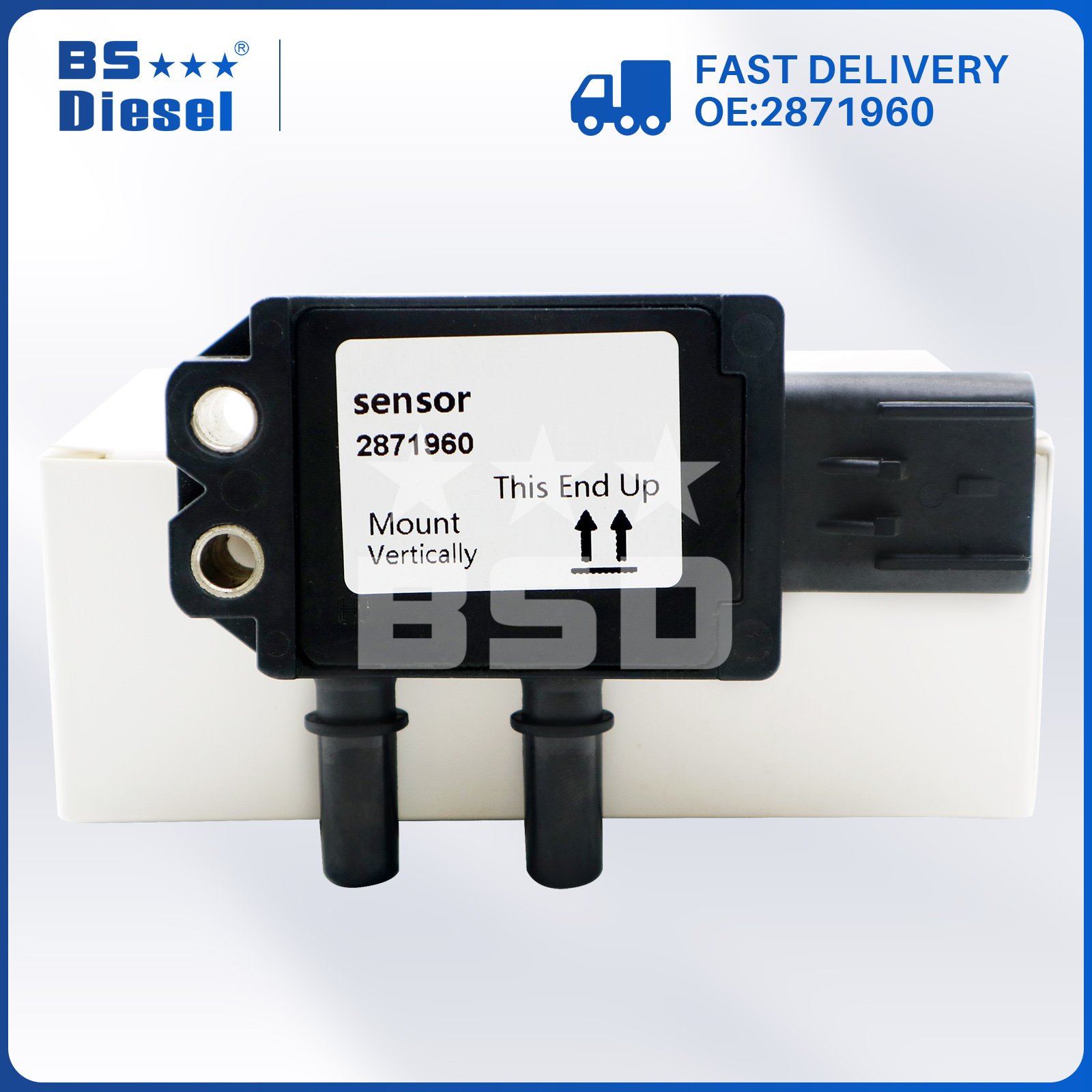 Brand New Machinery Engine Parts Differential Pressure Sensor 2871960 DPF Sensor for Cummins ISX ISB Engines