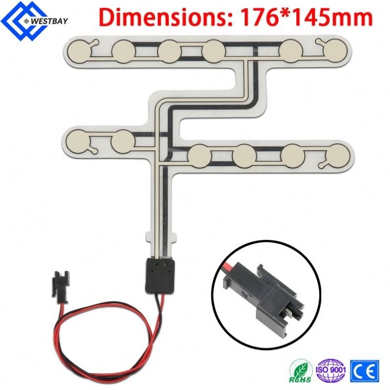 Popular Hot Selling High Quality Membrane Touch Point Car Sensor Chair Seat Auto Piezoresistive Occupancy Alarm Pressure Sensor