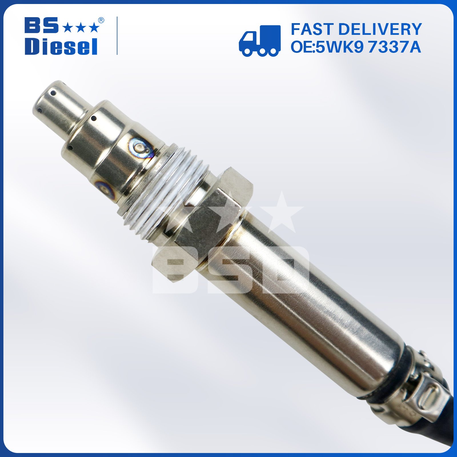 NOX Sensor 5WK97337A Auto Sensors Nitrogen Oxide Sensor 5WK9 7337A A0101532128 for Diesel Engine DD13 DD15 DD16 Freightliner