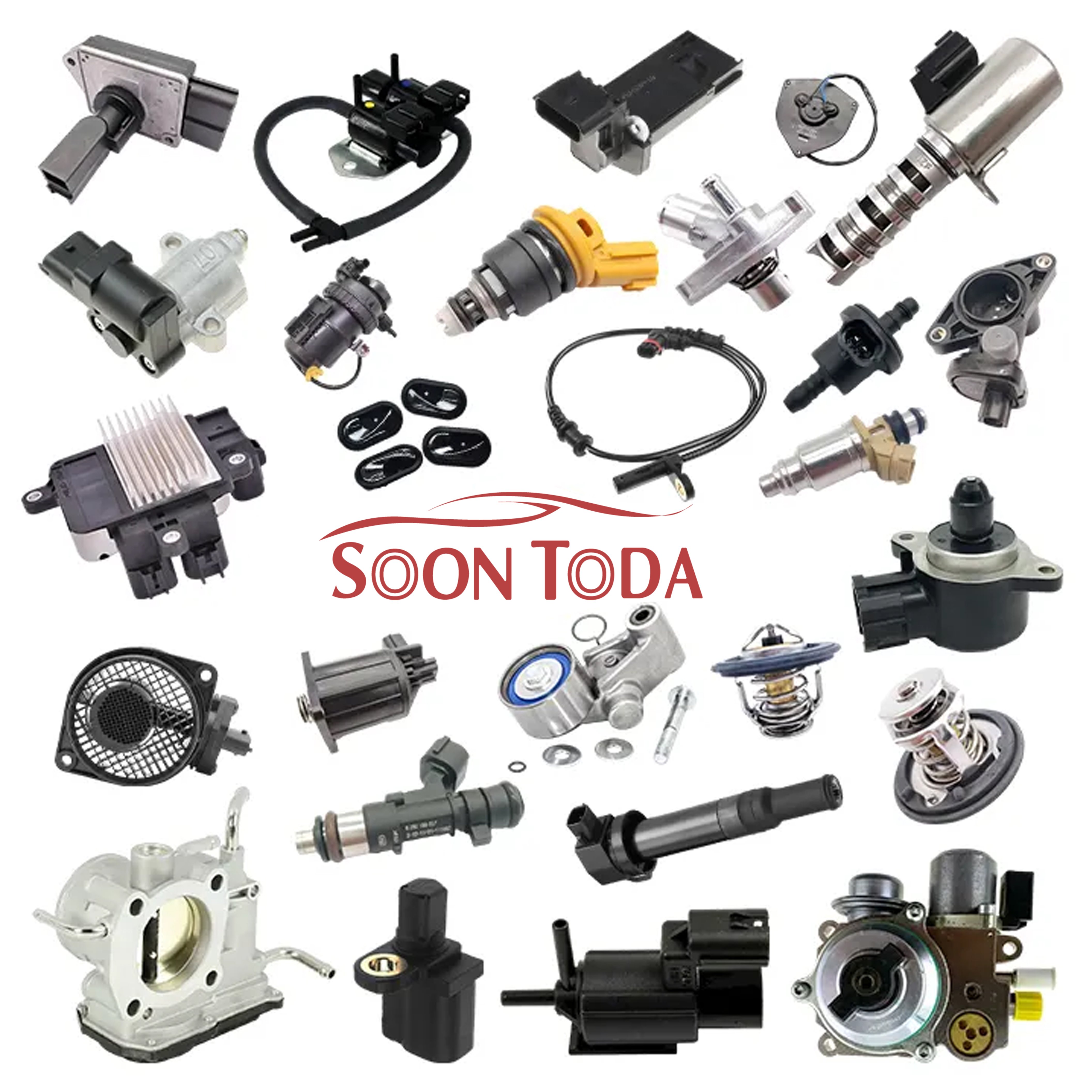 Auto Sensor Abs Wheel Speed Sensor Water Temperature Oxygen Sensor VVT Solenoid for Toyota Nissan Mazda Japanese Car ford VW