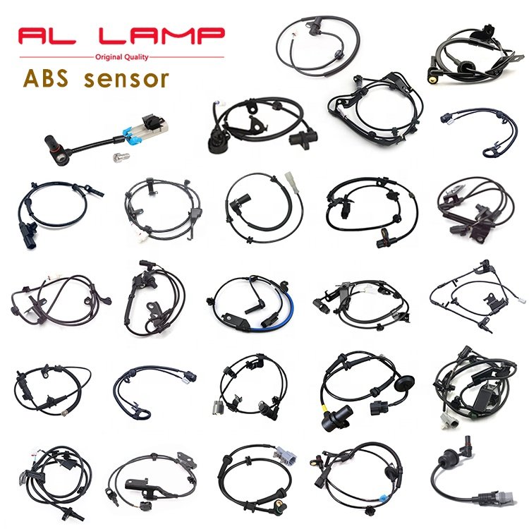 ALLAMP Brake Parts Front Left Rear Right ABS Wheel Speed Sensor for Toyota Hyundai Honda Volkswagen VW Polo Ford Ranger BMW