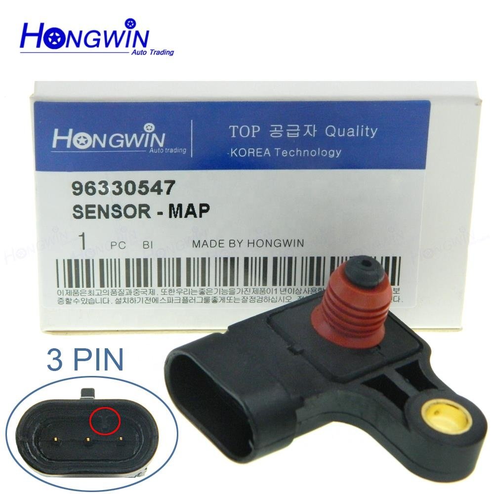 96330547 Manifold Absolute PressuRE MAP Sensor Fits Ch-evy Aveo 1.4L Daewoo Matiz Kalos 2.0L 96276354 96417830 25184081 96482570