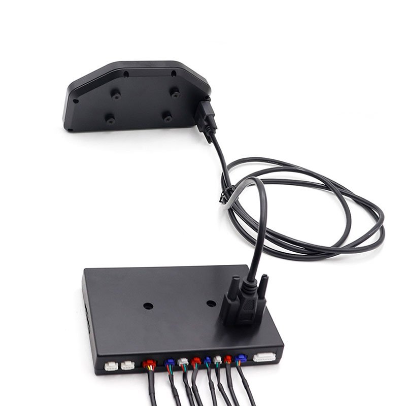 908 Car Dash Race Display Dashboard Connecting Wire LCD Screen Multi-function Gauge Sensor Kit