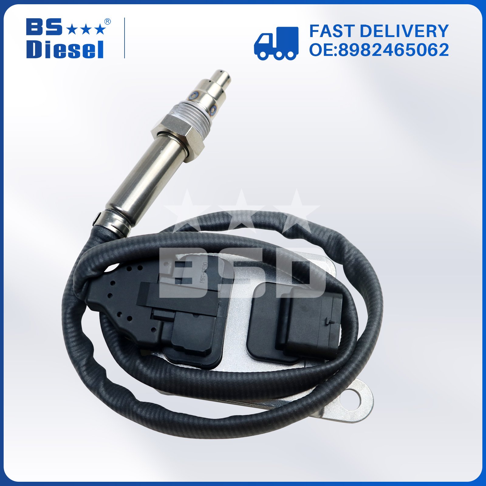 High Quality Car Sensors Nitrogen Oxygen Sensors 5WK97210 NOX Sensor 8982465062 for ISUZU NPR NQR 4HK1 4JJ1 Engine Parts