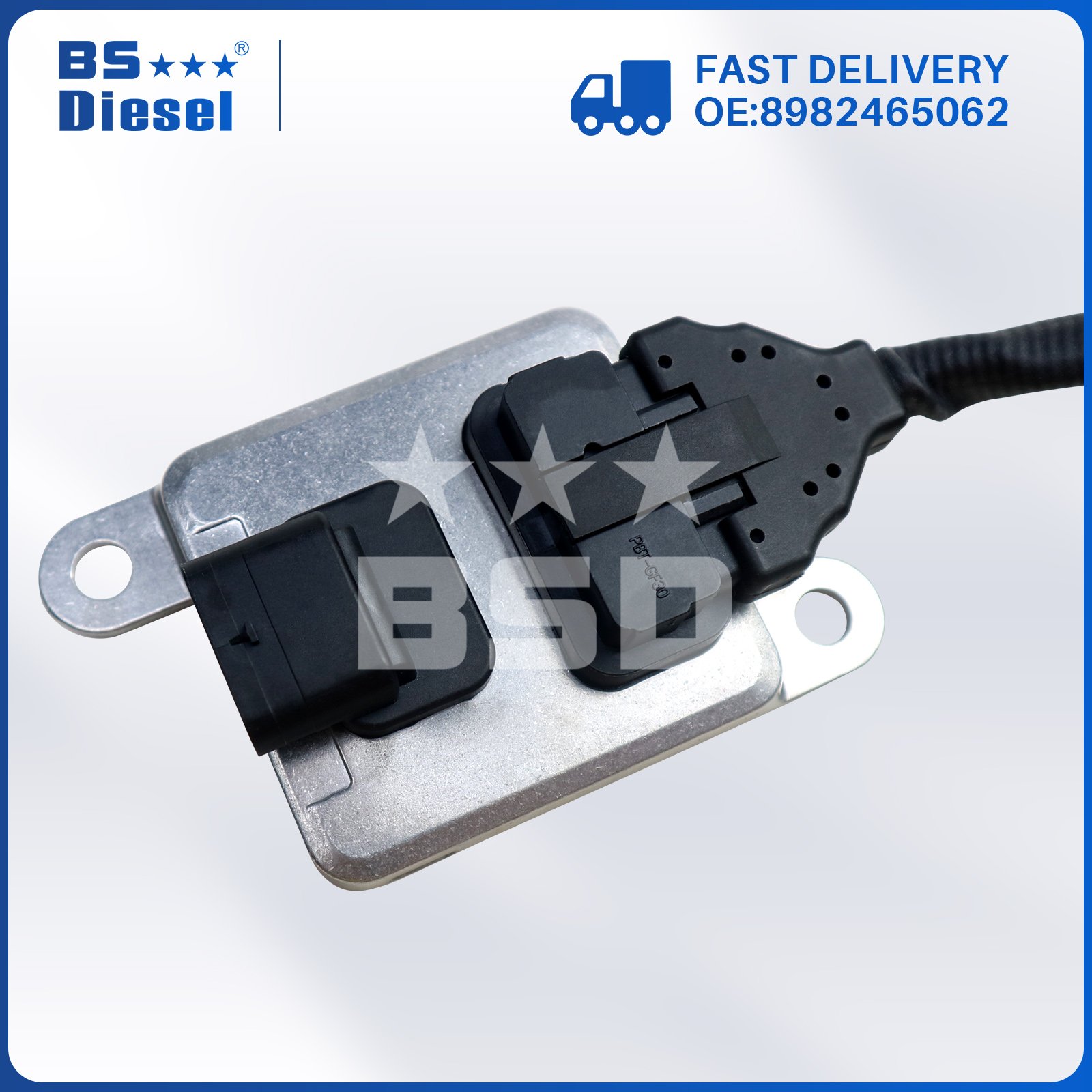 High Quality Car Sensors Nitrogen Oxygen Sensors 5WK97210 NOX Sensor 8982465062 for ISUZU NPR NQR 4HK1 4JJ1 Engine Parts