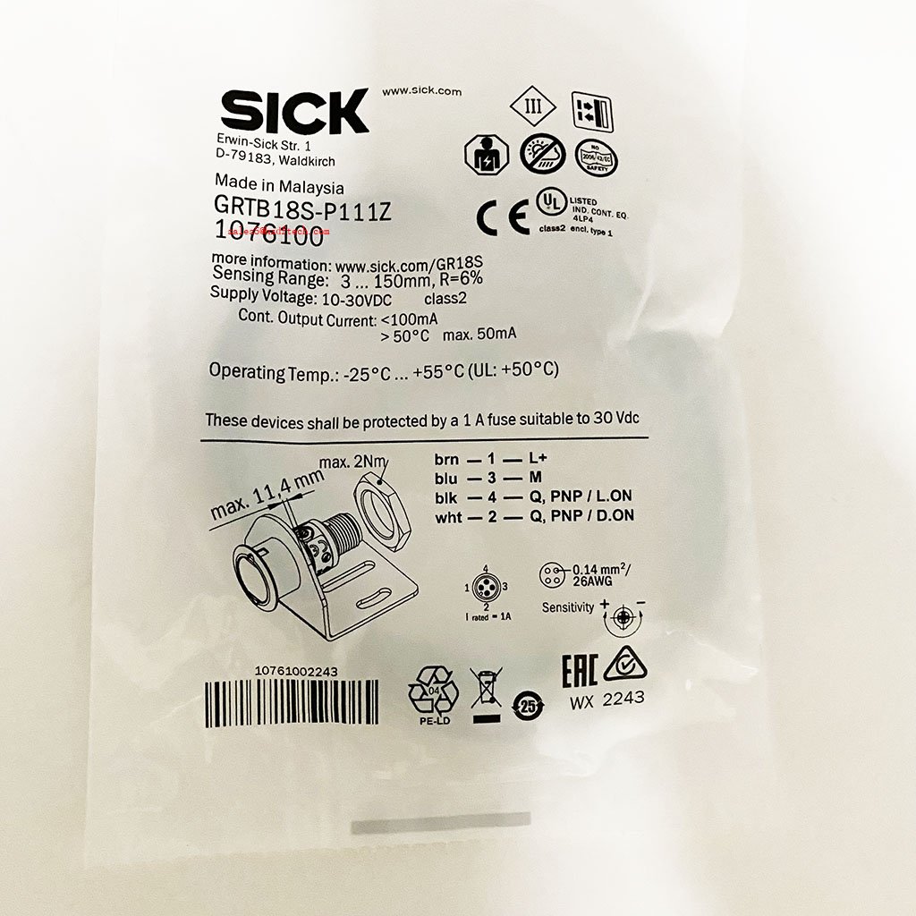 Brand New Original Diffuse Reflection Photoelectric Sensor GRTE18S-N2442V Photoelectric Sensor GR18 1085817