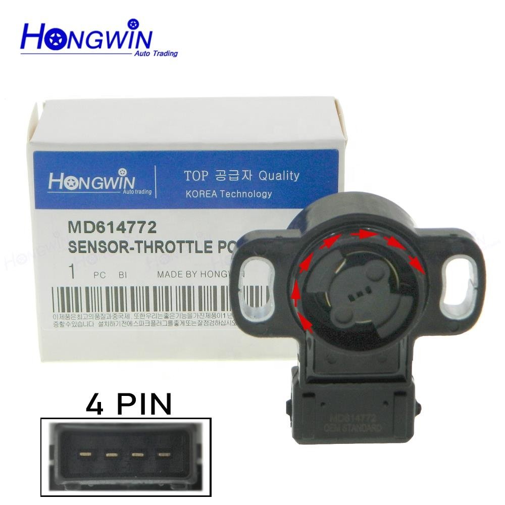 Genuine No.:MD614772 Throttle Position Sensor Fits MIT-SUBISHI 3.5L V6/1.8L 2.4L L4 1997-2002 MD614734,TH247,TPS4073