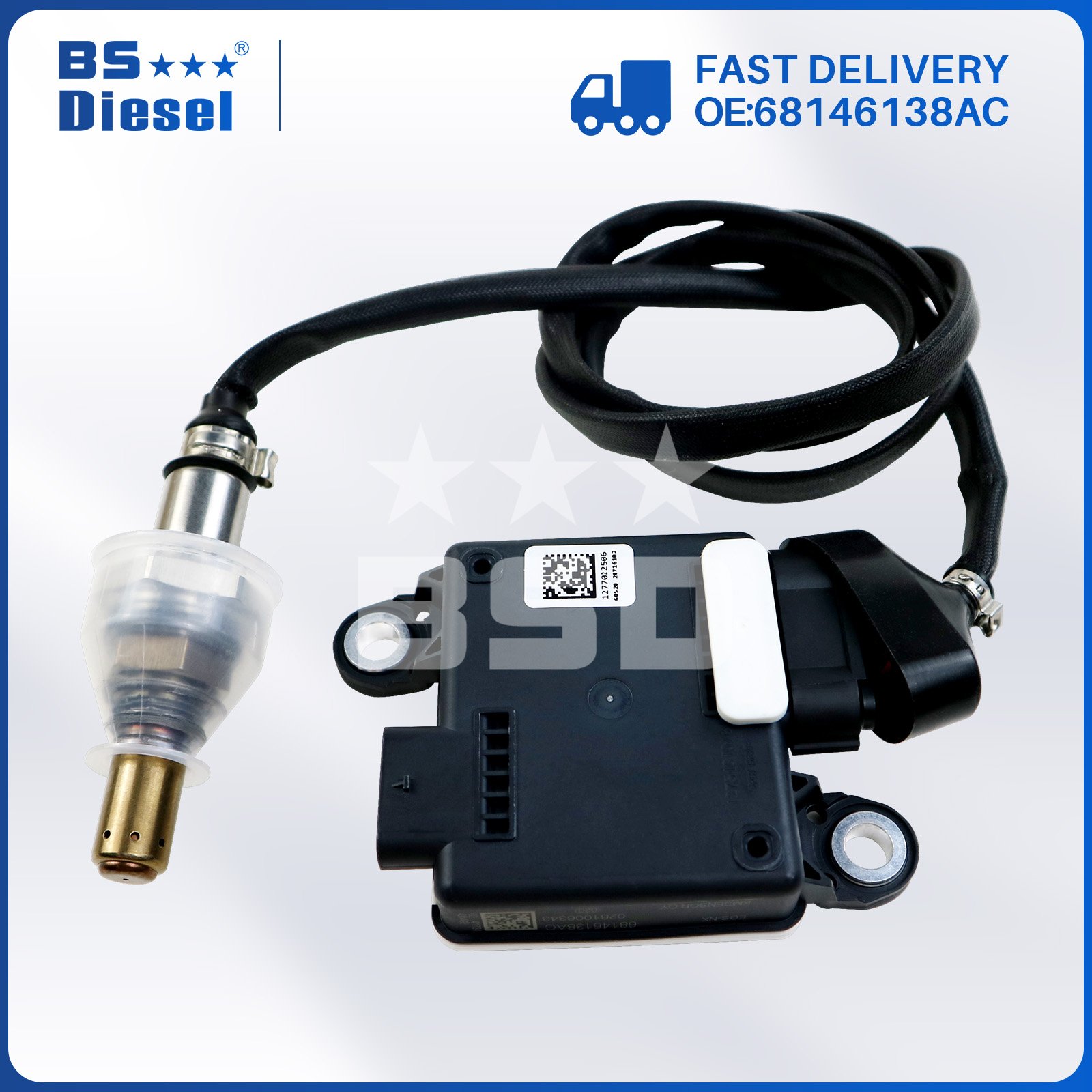 Nitrogen Oxide Sensor 2851052 68249511AA 0281006343 NOX Sensor 68146138AC for GRAND CHEROKEE 14-19 PROMASTER 1500 25003500 14-17