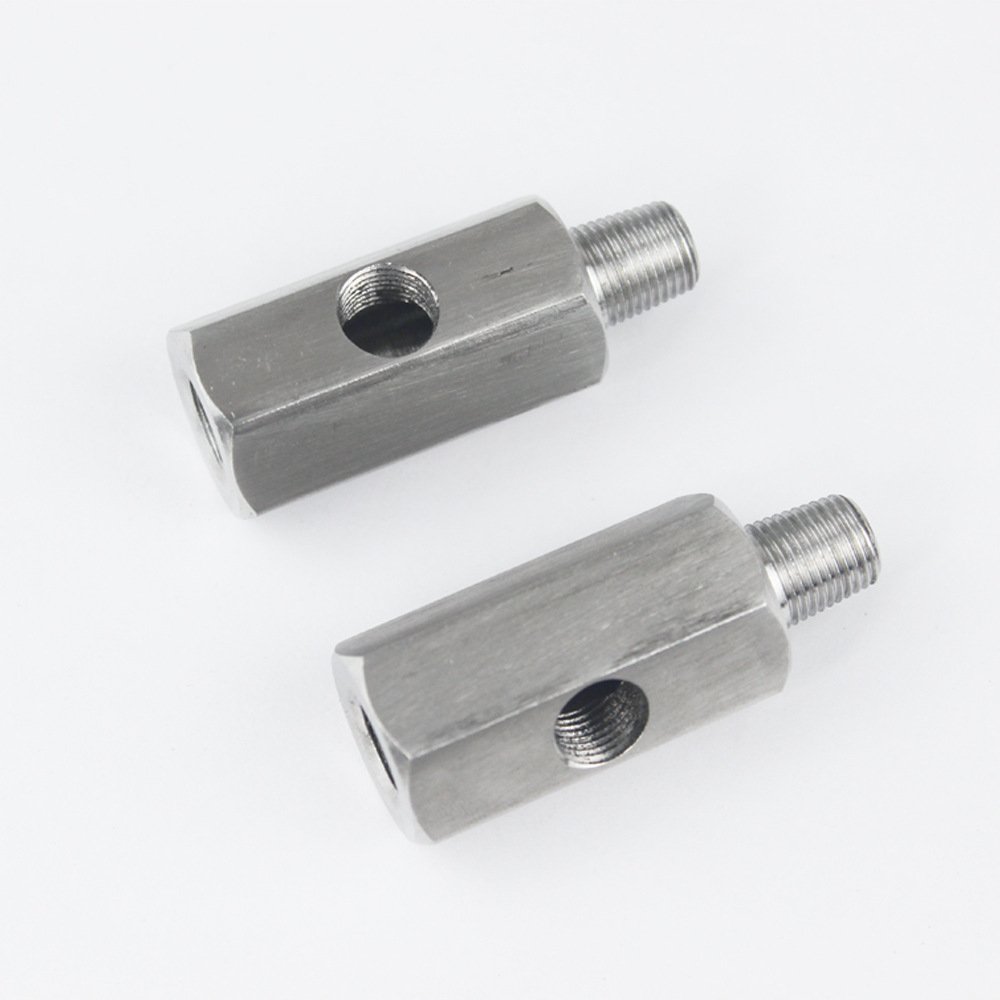 cnc precision milling auto parts oil pressure sensor connector 1/8" NPT stainless steel connector