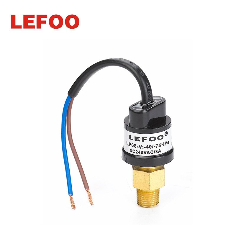 LEFOO LF08 1/4" 1/8" 7/16 Thread Auto Pressure Switch, Air, Water, Oil Pressure Switch